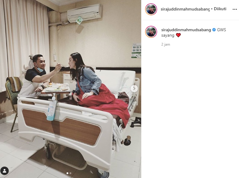 Kabar Digugat Mantan Istri, Sirajuddin Mahmud Pilih Pamer Foto Rawat Zaskia Gotik yang Sakit