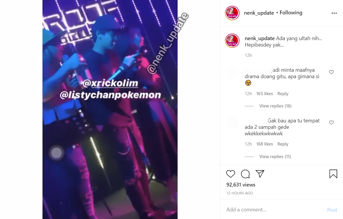 Sempat Ucap Permintaan Maaf, Ericko Lim Gelar Pesta Ultah Bareng Listy Chan Langsung Ramai Dibully