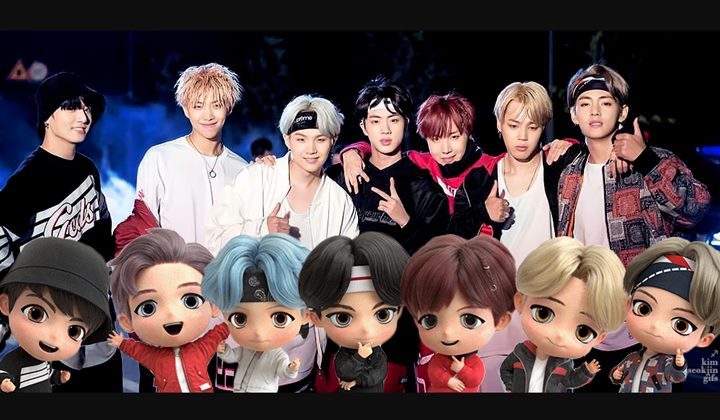 Foto: Resmi Dirilis, Animasi BTS TinyTAN Nyanyi Lagu ‘MIC DROP’
