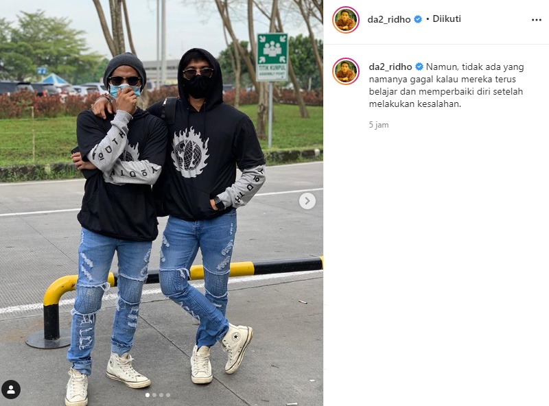 Ucapannya Jadi Kontroversi, Ridho DA Foto Bareng Kembaran Singgung Soal Khilaf Disambut Sinis