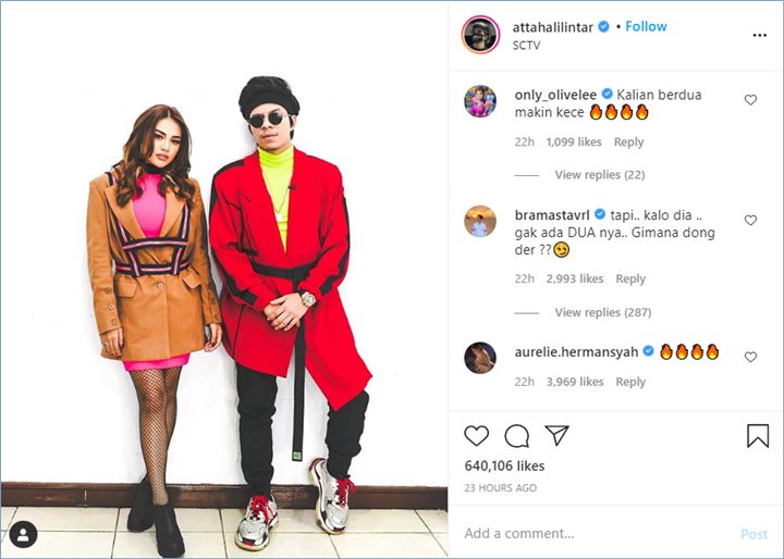 atta halilintar membagikan momen bersama dengan aurel hermansyah membuat verrell bramasta curhat