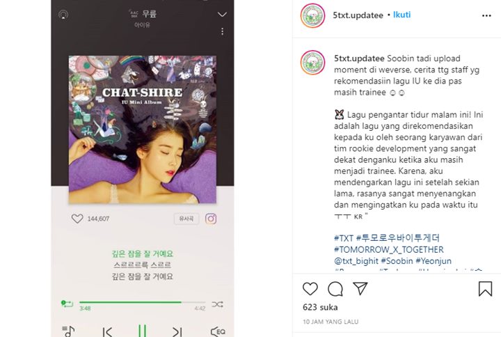 Soobin TXT Blak-Blakan Akui Lagu IU Ini Jadi Pengantar Tidurnya