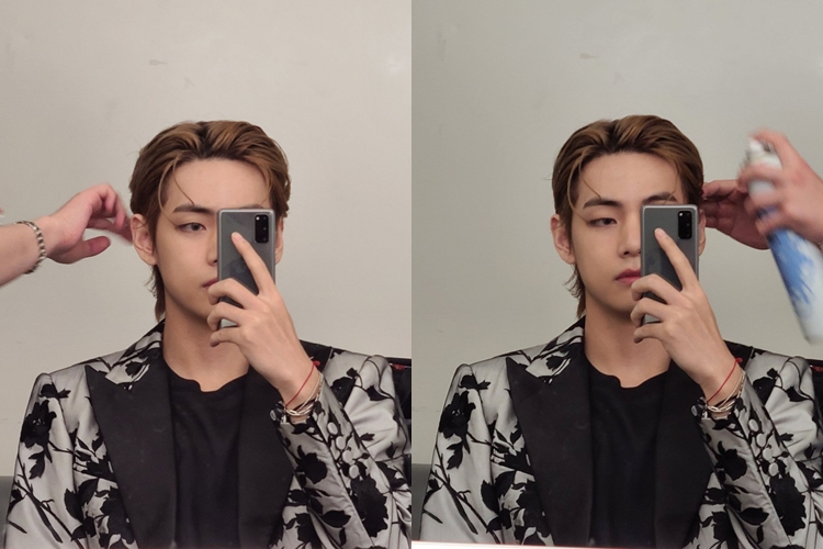 Tampil dengan Rambut Pirang Panjang Tanpa Poni, Penampilan V Disebut 
Mirip Pangeran Disney