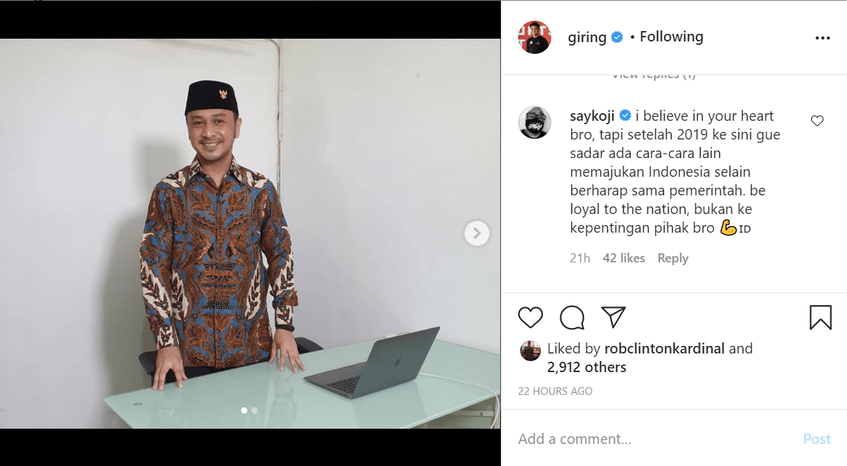 Baliho Giring Ganesha Presiden 2024 Sempat Bikin Geger, Tanggapan Igor Saykoji Langsung Jadi Sorotan