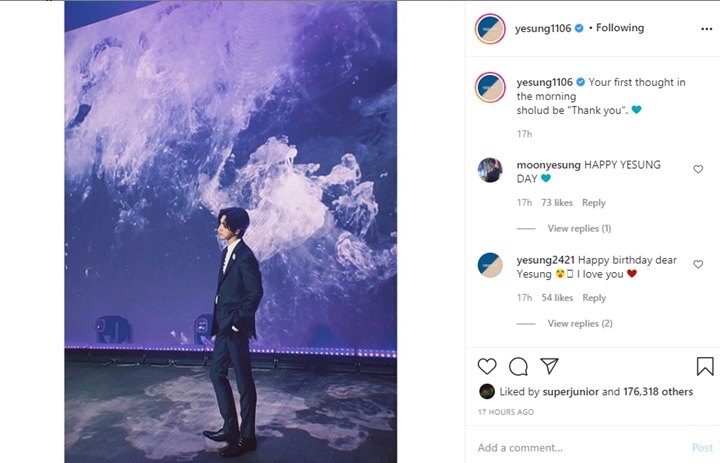 Ultah, Yesung Super Junior \'Sindir\' Haters Via Medsos