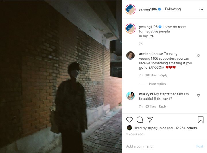 Ultah, Yesung Super Junior \'Sindir\' Haters Via Medsos