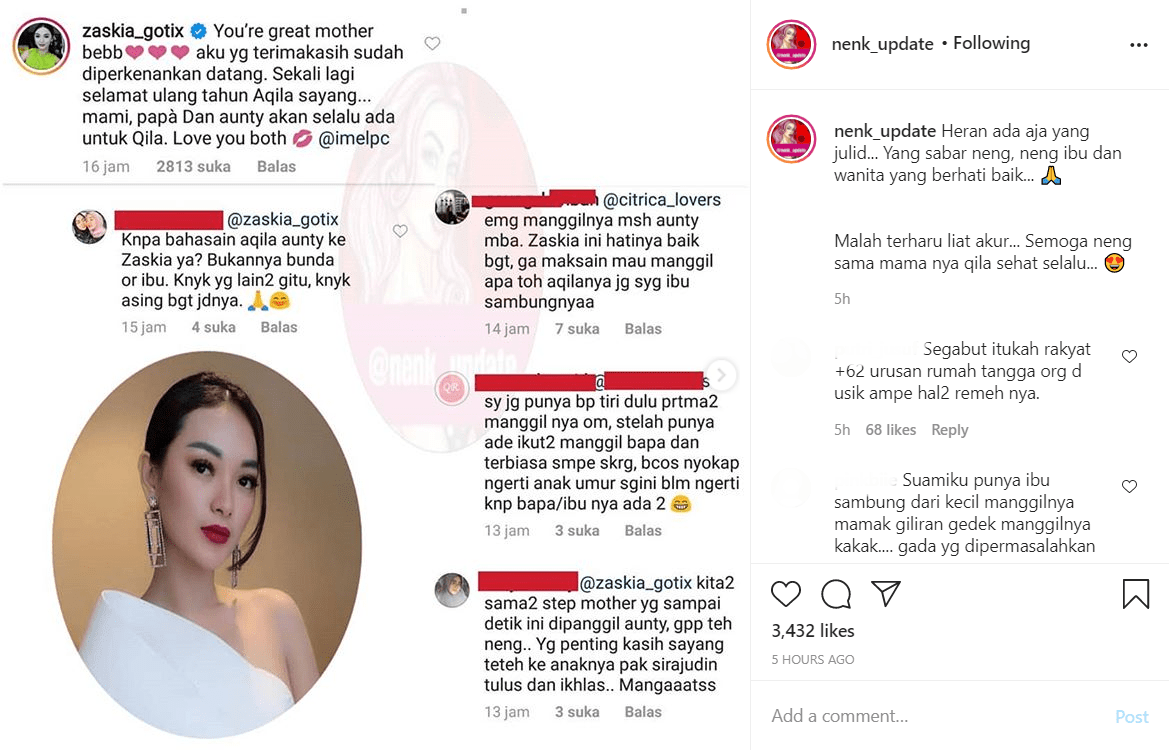 Zaskia Gotik Dipanggil \'Aunty\' oleh Anak Sambung Picu Perdebatan, Imel Putri Justru Ucapkan Ini