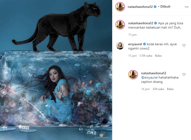 Natasha Wilona Bicara Soal Kebekuan Hati, Ersya Aurel: Kode Keras Nih