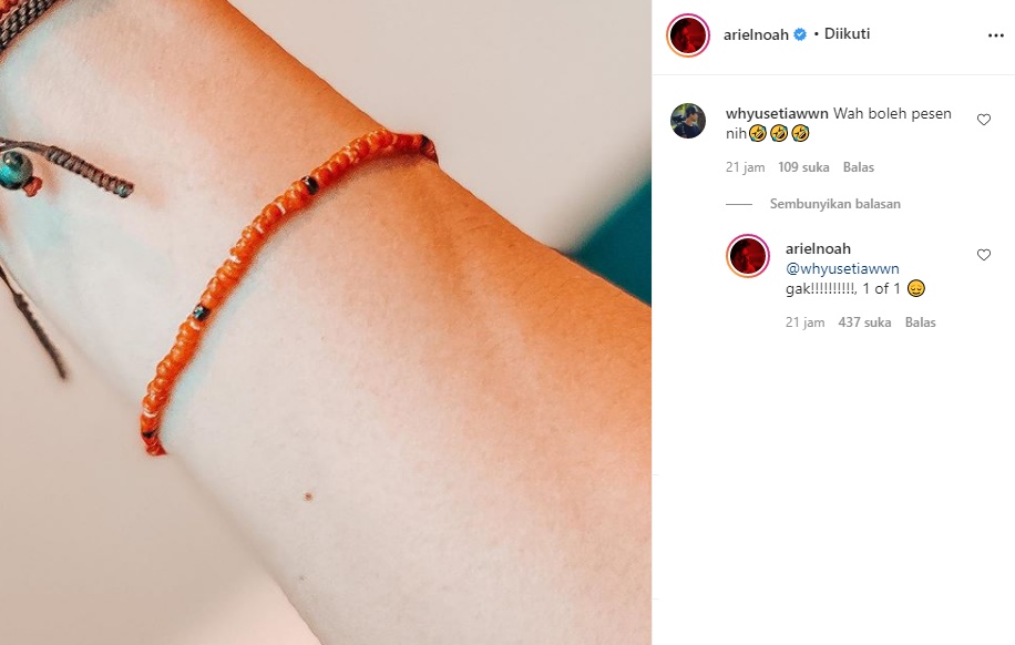 Usai Pamer Gelang Istimewa Buatan Tangan Putrinya, Komentar ‘Galak’ Ariel NOAH Ini Bikin Gemas