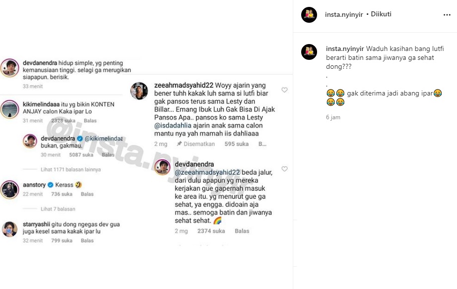 Devano Danendra Tak Akui Lutfi Agizal Sebagai Calon Kakak Ipar Seraya Jelaskan Soal ‘Beda Jalur’