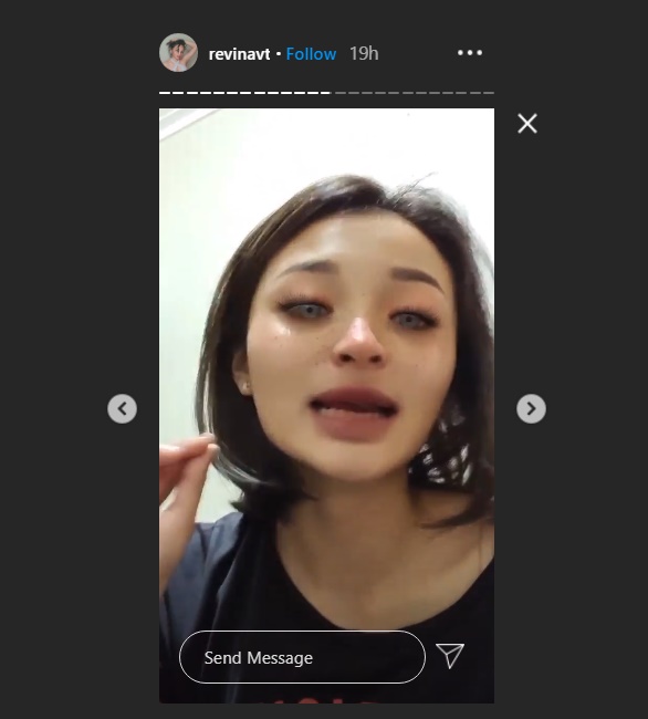 revina vt mengajak warganet untuk memberikan dukungan dengan berubah lebih baik