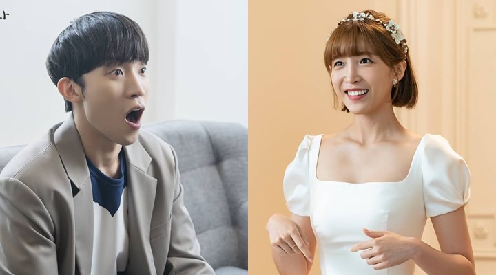 Lee Sang Yi Bereaksi Imut Lihat Lee Cho Hee Pakai Gaun Pengantin di \'Once Again\'