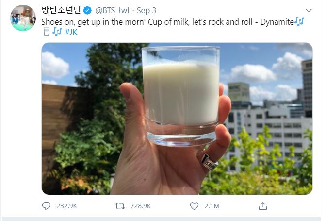 Kena \'Efek Jungkook\', Kenaikan Ekonomi Gara-Gara Susu di AS Naik dan Bikin Merk Ini \'Kesal\'