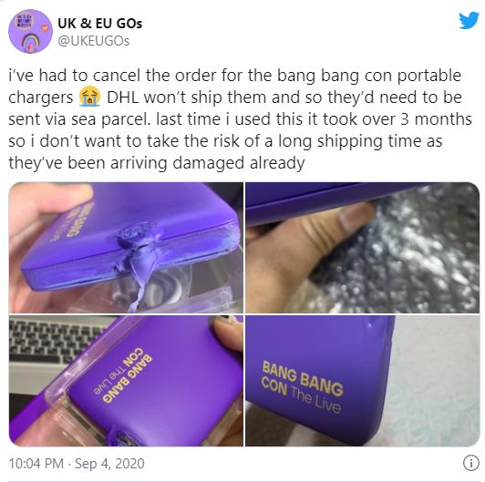 Merchandise BTS ‘Bang Bang Con The Live’ Rusak, Big Hit Minta Maaf