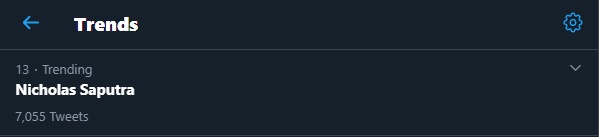 nicholas saputra menjadi trending topic di twitter indonesia saat ini lantaran salah satu cerita teman sma-nya kembali menjadi perbincangan lagi