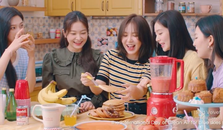 Foto: Bareng Wendy, Red Velvet Tampil Sebagai Duta Hari Udara Bersih Internasional