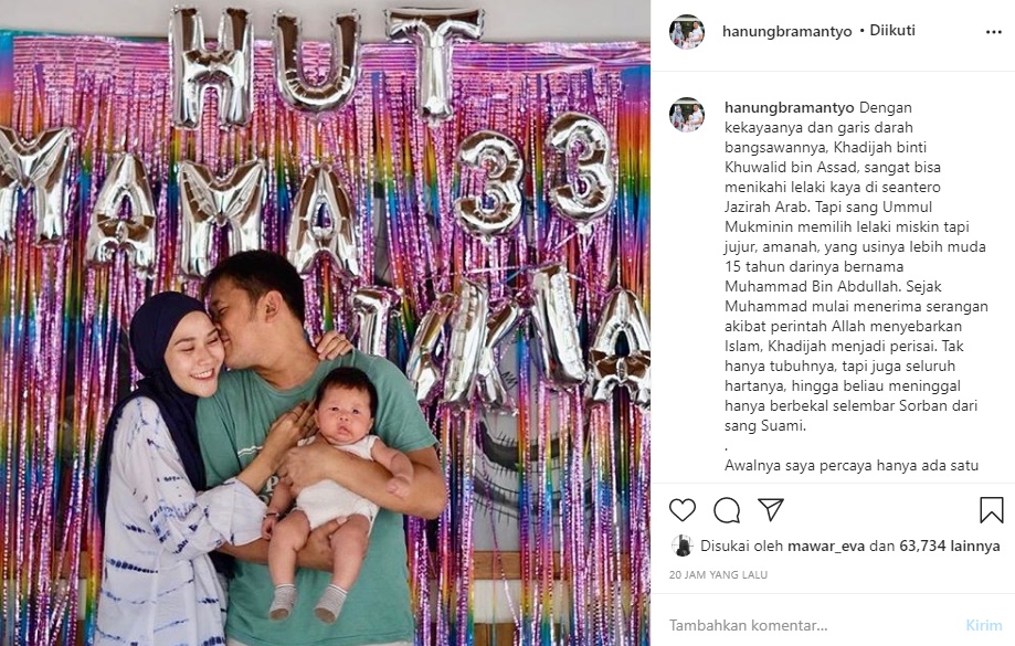 Hanung Bramantyo Kupas Tuntas Kebaikan Zaskia Adya Mecca yang Sedang Berulang Tahun, So Sweet!