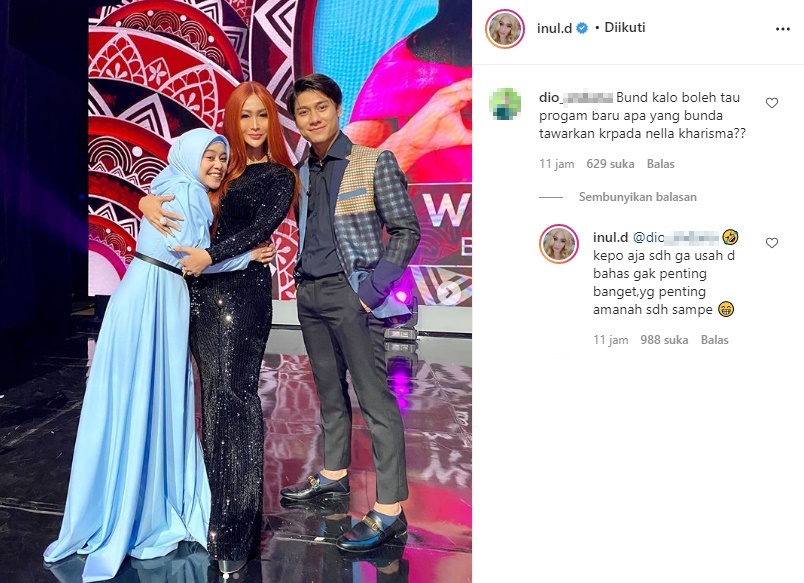 Ditanya Lagi Soal Komentarnya di IG Nella Kharisma, Inul Daratista Singgung Soal Amanah