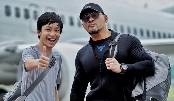 Foto: Azka Tantang Ade Rai untuk Panco, Wajah Memerah Putra Deddy Corbuzier Jadi Perbincangan