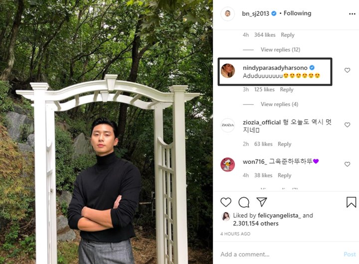 Park Seo Joon Dandan Klimis, Dian Sastro Hingga Nindy Kepincut Pesona Sang Aktor