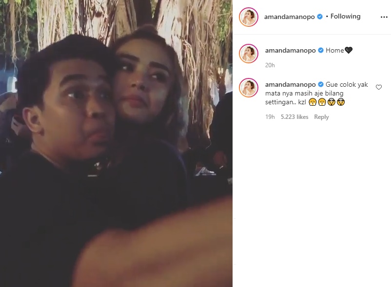 Amanda Manopo Langsung ‘Ngegas’, Kesal Terus Dicap Settingan dengan Billy Syahputra