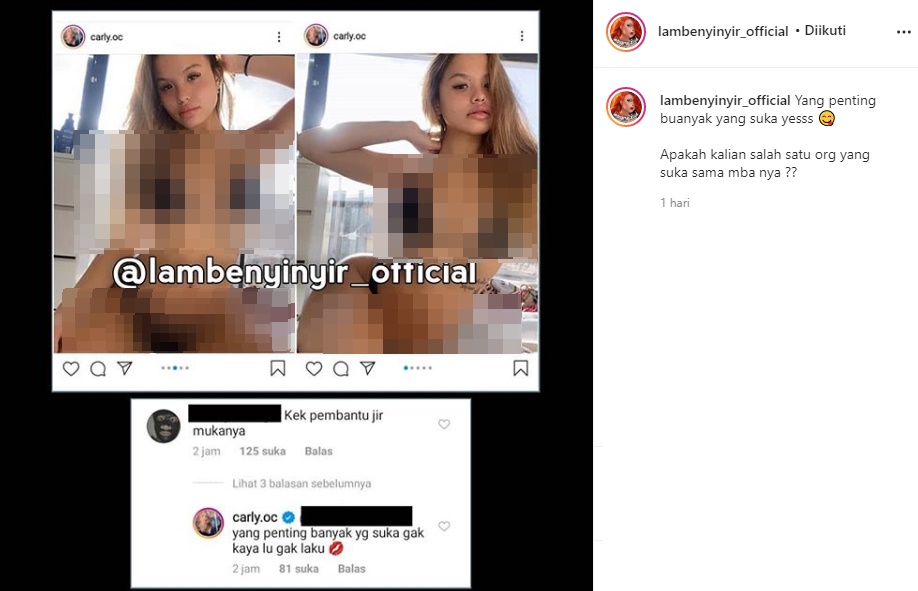 Tampil Berbikini Dicela Bak ART, Balasan Menohok Carly The Connell Twins Masih Dikomentari Sinis?