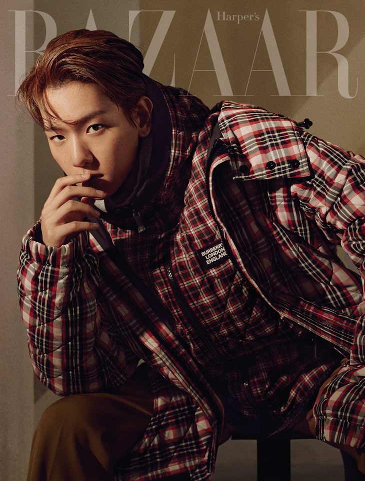 Baekhyun Tampil Maskulin Jadi Idol Kpop Pertama yang Tampil Solo di Harper\'s BAZAAR Korea