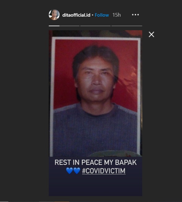 meychan duo maia mengumumkan jika sang ayah meninggal dunia