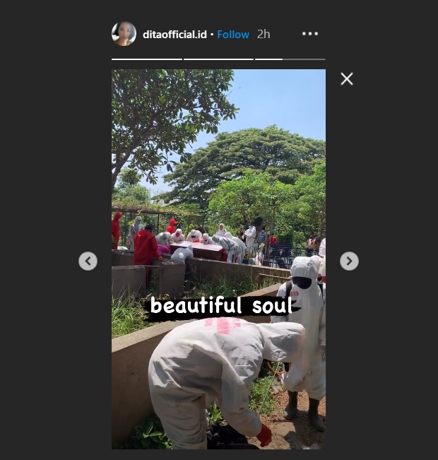 ayah meychan duo maia dimakamkan dengan protokol covid-19