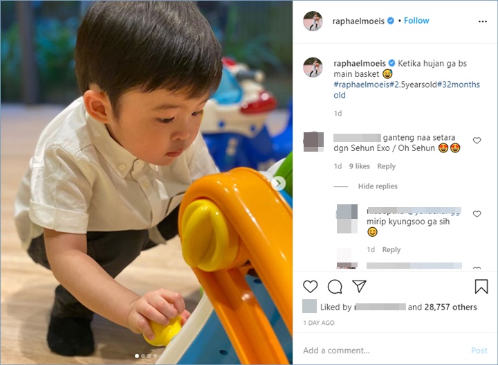 putra sulung sandra dewi disebut mirip dengan sederet selebriti asal korea selatan