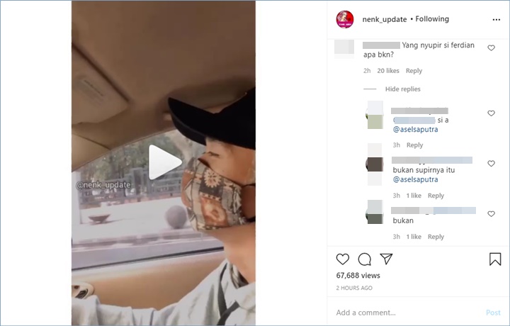 ferdian paleka dan teman-temannya dituding telah menyetir mobil asal-asalan di jalan raya