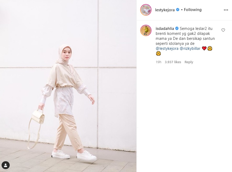 Disinggung Soal Sikap Fans Leslar, Lesty Kejora Pinta Netizen Tak Lakukan Ini Pada Iis Dahlia
