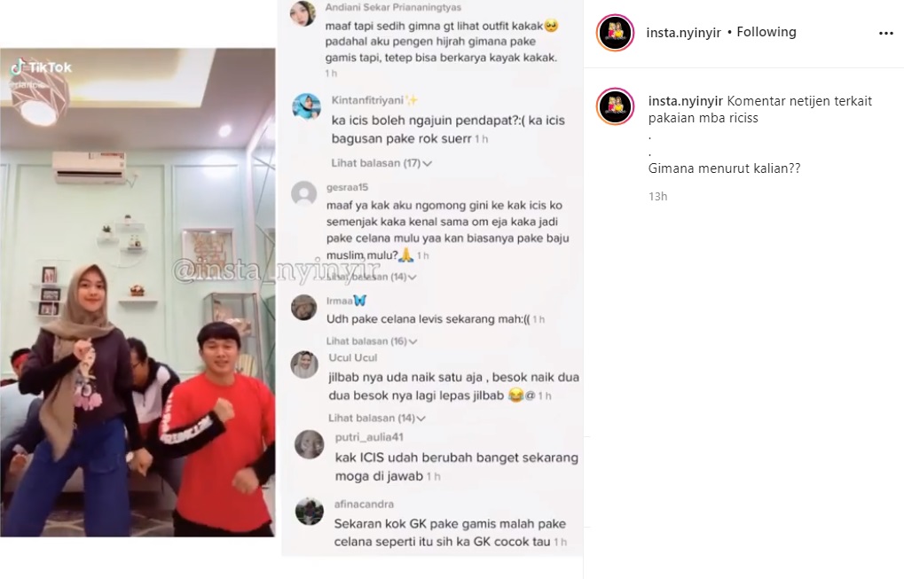 Pilih Pakai Celana Bukannya Gamis, Penampilan Ria Ricis di Video Ini Jadi Perdebatan