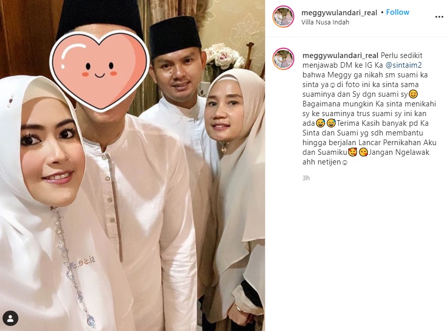 Kalem, Meggy Wulandari Akhirnya Jawab Tudingan Nikahi Suami Orang