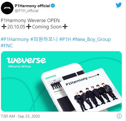 Grup Rookie FNC Entertainment P1Harmony Akan Gabung Weverse
