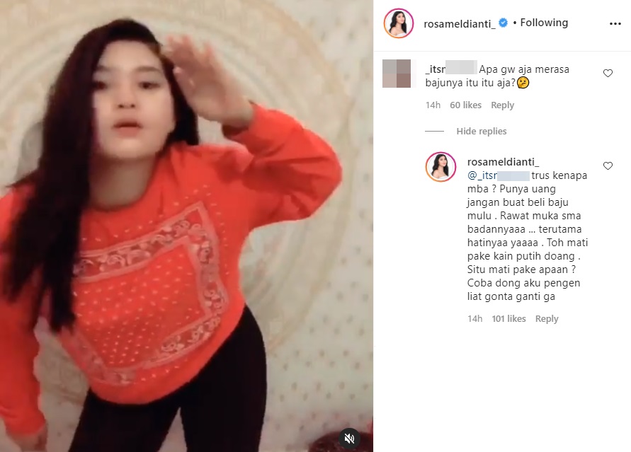 Bajunya Dicibir Itu-itu Saja, Rosa Meldianti Jawab Menohok Bikin Nama Nia Ramadhani Terseret