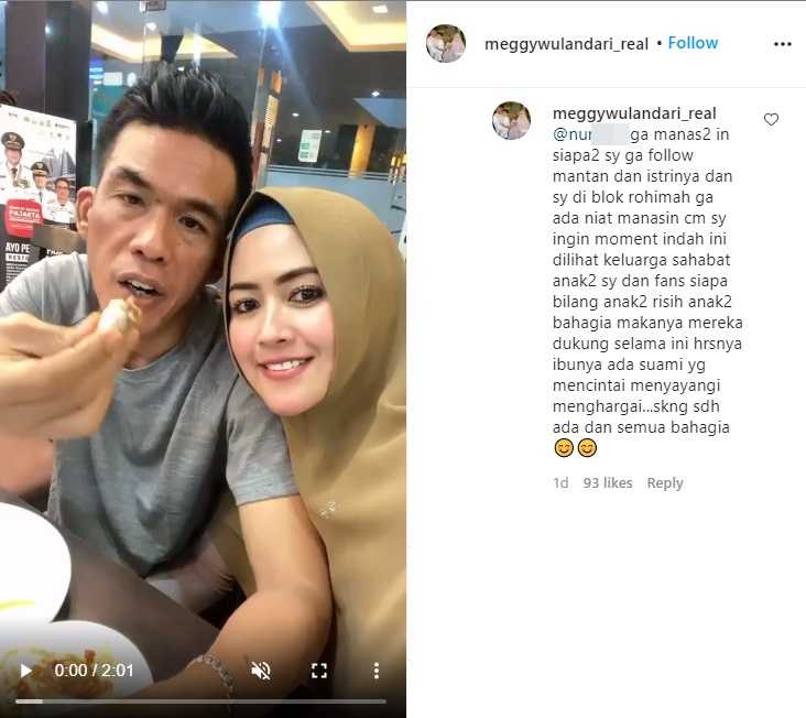 Makin Unjuk Kemesraan dengan Suami, Meggy Wulandari Langsung Merespon Usai Disebut Lebay