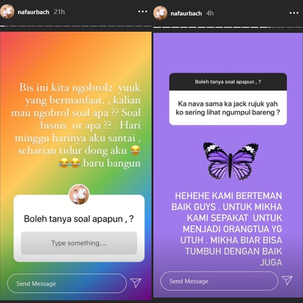 Dikira Rujuk dengan Zack Lee, Nafa Urbach Ungkap Alasan Sering Kumpul dengan Eks Suami