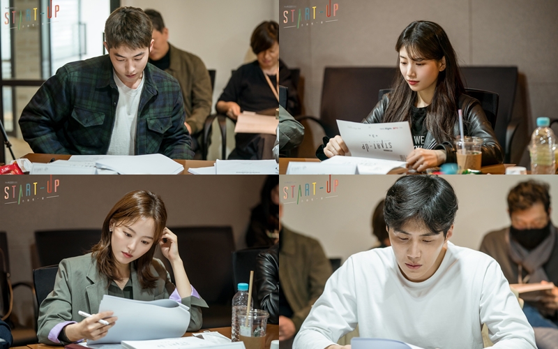 \'Start-Up\' Bagikan Foto dan Suasana Seru Pembacaan Naskah Perdana Bareng Suzy-Nam Joo Hyuk
