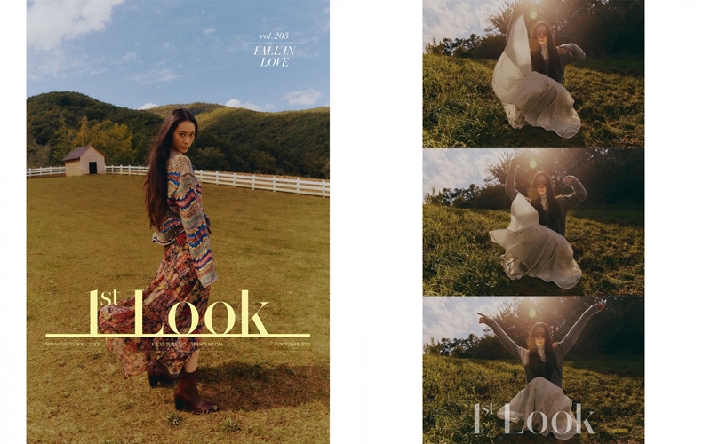 Krystal Tampil Menawan dengan Konsep Bohemian, Netter Puji Visualnya Meski Tanpa Senyum