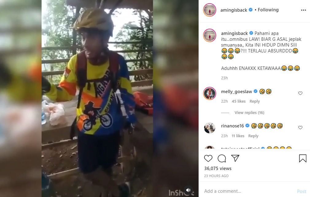 Viral Kritik Kocak Salah Sebut Omnibus Law Jadi Melly Goeslaw, Intip Reaksi Istri Anto Hoed