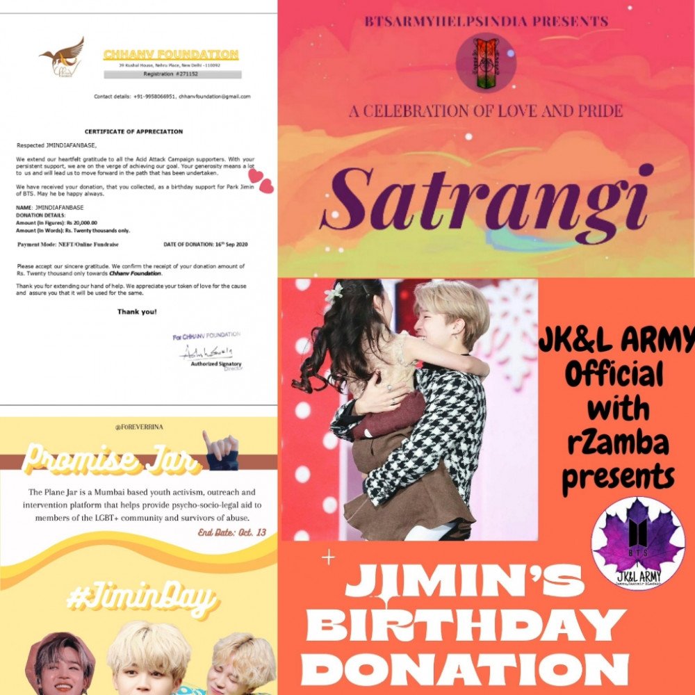 Populer di Tanah Bollywood, Jimin Jadi Trending dan Dibuatkan Acara Amal Atas Namanya Oleh Fans India