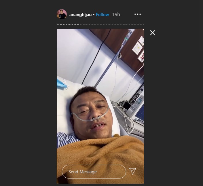 anang hermansyah mengungkapkan usai menjalani operasi di bali