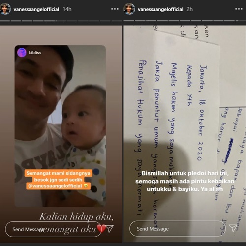 Jelang Sidang, Vanessa Angel: Semoga Masih Ada Pintu Kebaikan