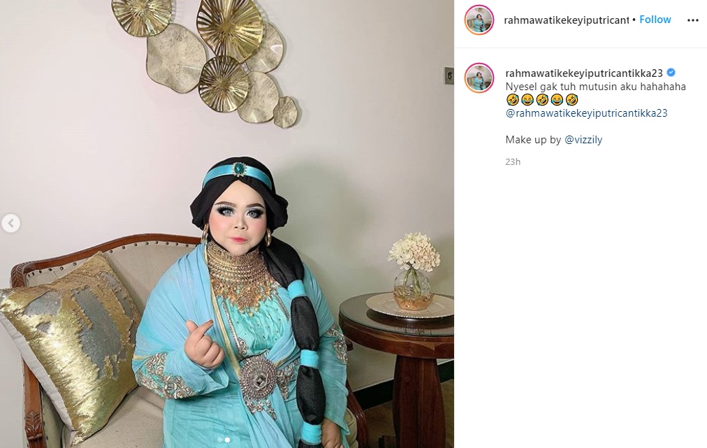 Usai Dipuji Bikin Pangling Saat Tampil Ala Princess Jasmine, Kekeyi Kini ‘Sentil’ Sang Mantan