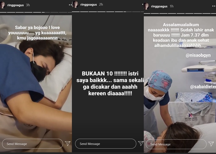 Ringgo Agus Dikaruniai Anak Kedua, Simak Perjuangan Sabai Morscheck Jelang Melahirkan