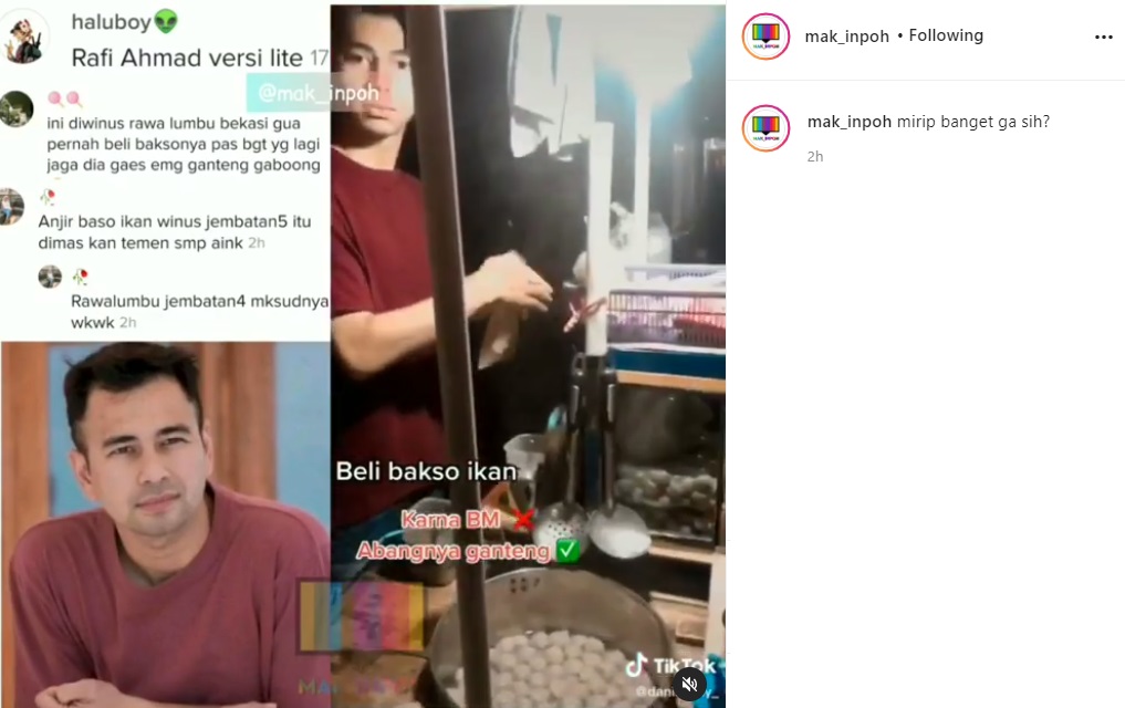 Tukang Bakso Tampan Disebut Mirip Raffi Ahmad Viral, Suami Nagita Slavina Adakan Sayembara?