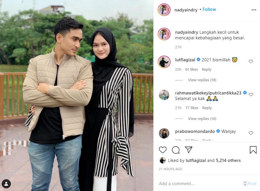 Foto Bareng Wanita Cantik Hingga Minta Restu, Lutfi Agizal Kode Keras Gandeng Pacar Baru?