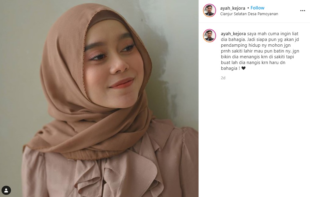 Ayah Lesti Kejora Tulis Pesan Menyentuh untuk Calon Mantu, Nama Rizky Billar Auto Diseret