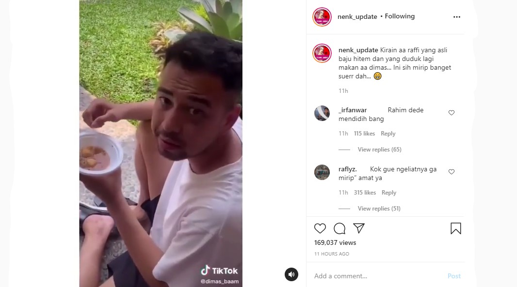 Momen Raffi Ahmad Makan Bakso Disorot